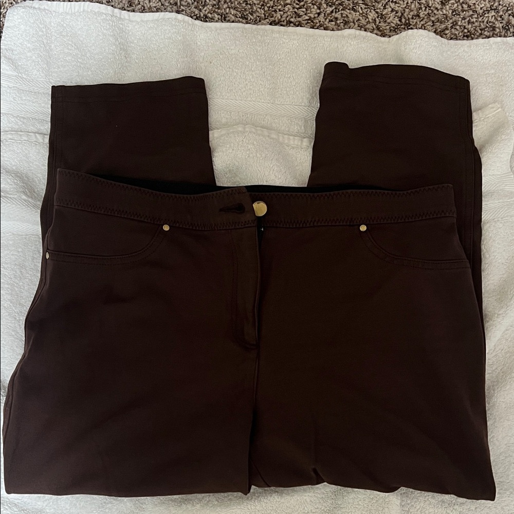 Chico's Dark Brown Capris